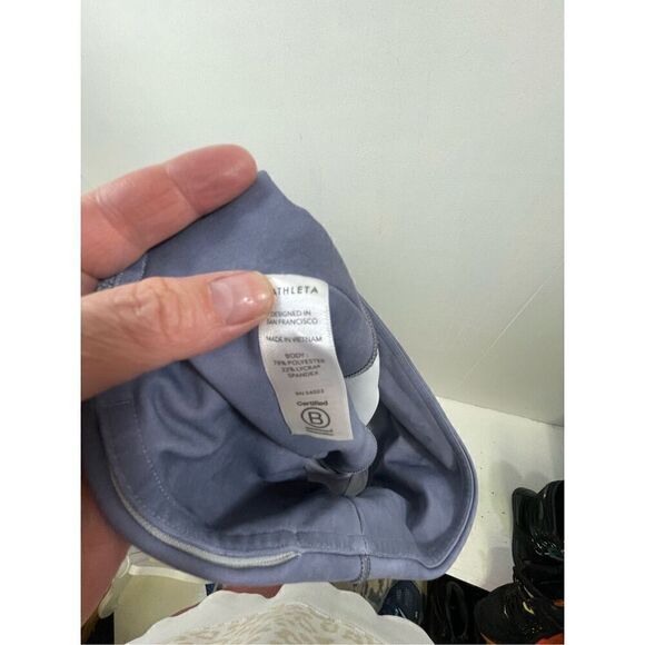 Athleta Elation Watercolor Stripe Tight in Blue Size S - Picture 7 of 7